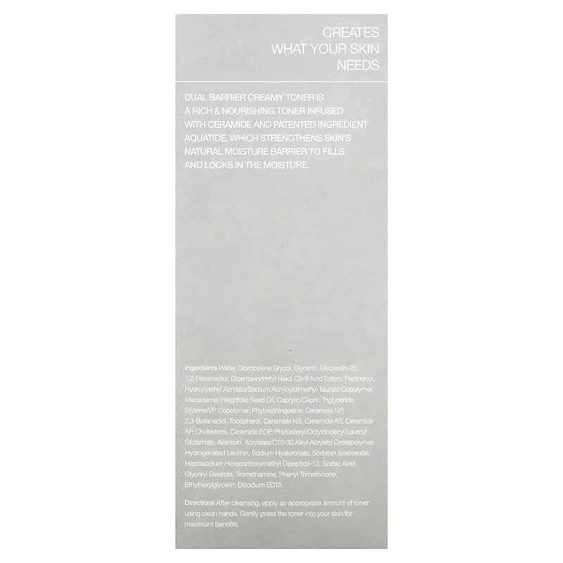 Celimax, Tonique crémeux à double barrière, Pour peaux sensibles/sèches, 150 ml