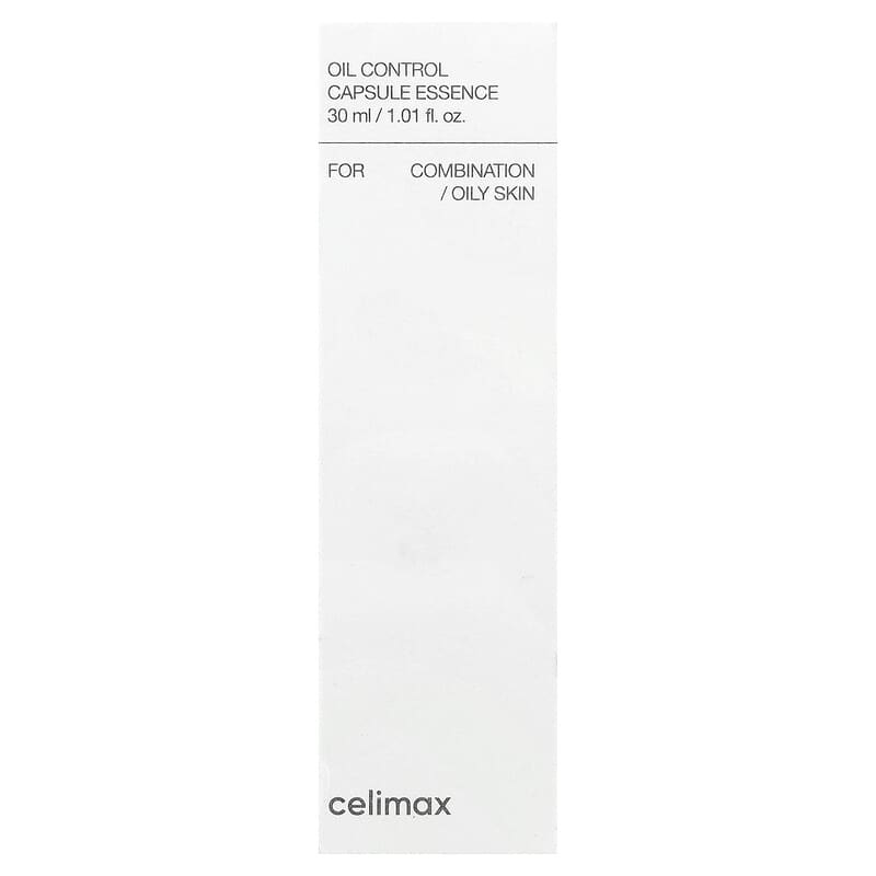 Celimax, Capsule de contrôle du sébum, Essence, Peaux mixtes/grasses, 30 ml