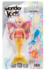 Poupée Sirène Papillon 16cm - Wonderkids Avec Accessoires