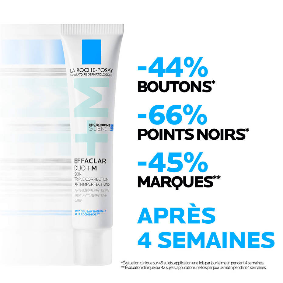 la roche posay Effaclar DUO+M Soin triple correction anti-imperfections