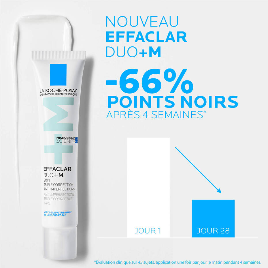 la roche posay Effaclar DUO+M Soin triple correction anti-imperfections