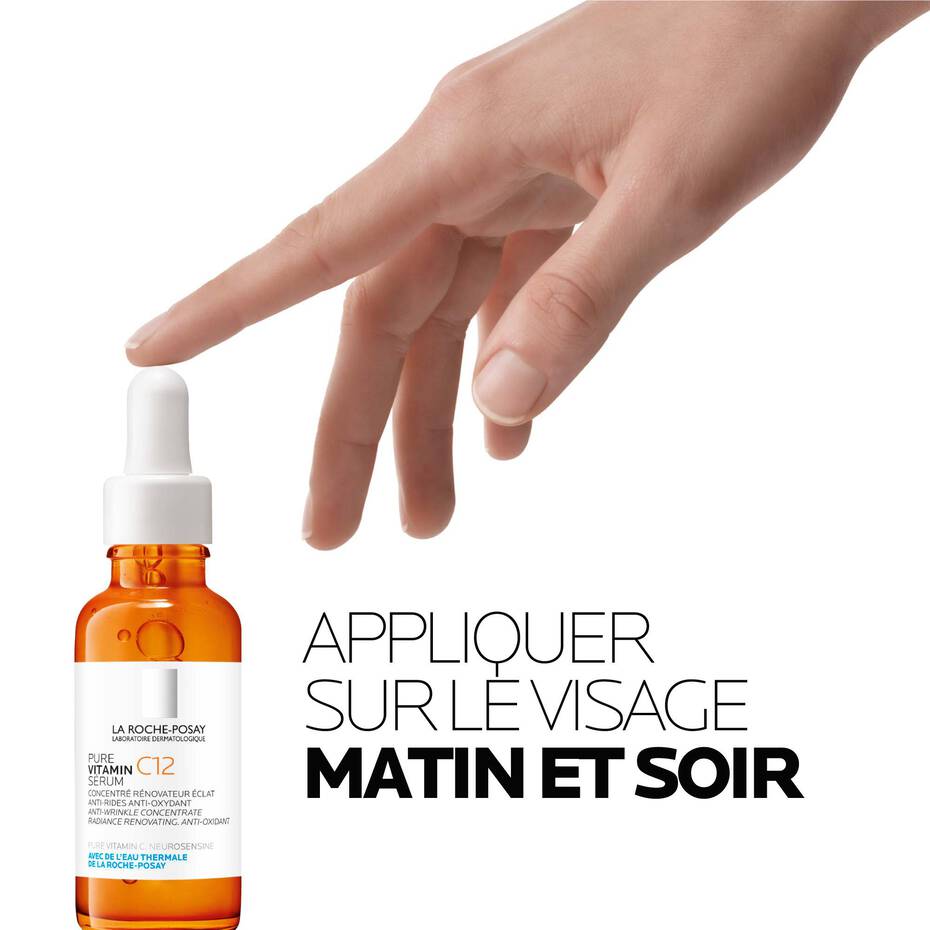 La roche posay Pure Vitamin C12 Sérum, Anti-Âge & Éclat – 30 ml
