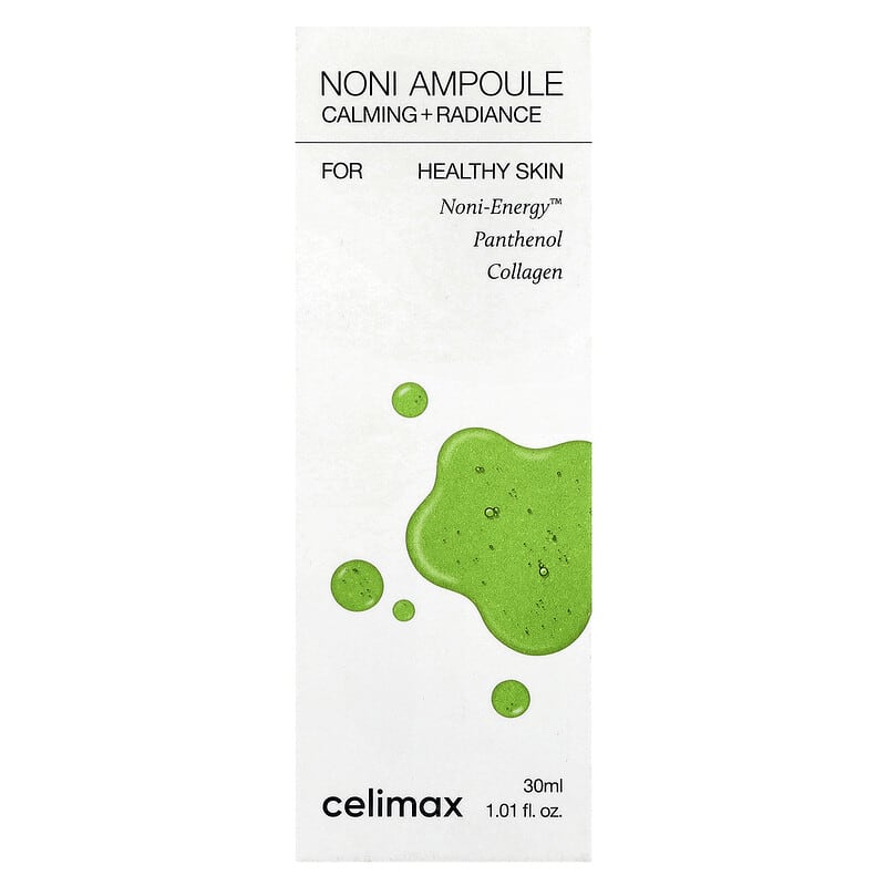 Celimax, Ampoule de noni, Calme + Éclat, 30 ml