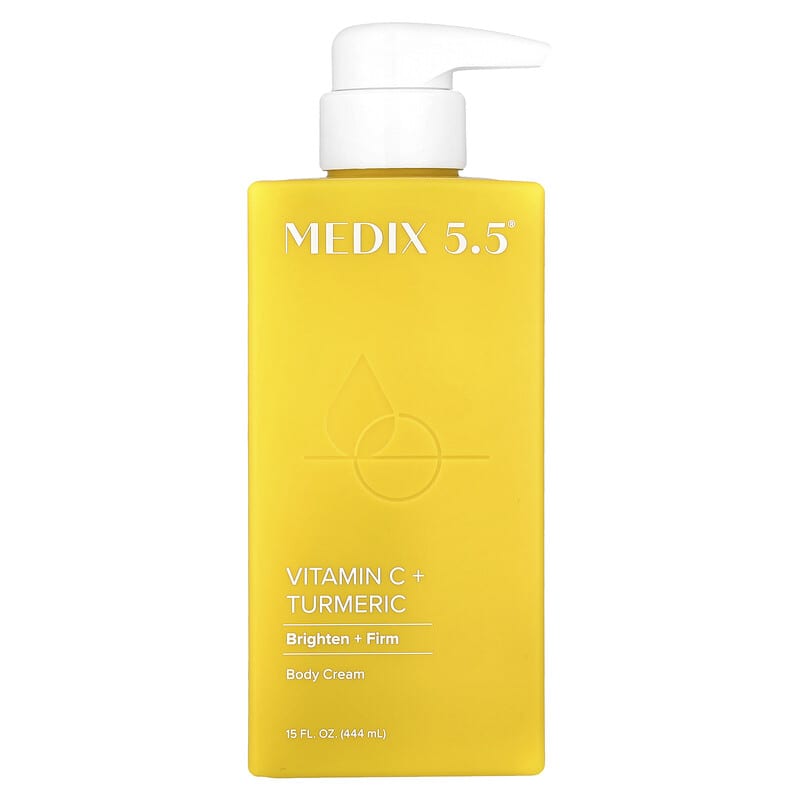 Medix 5.5, Crème pour le corps, Vitamine C et curcuma, 444 ml