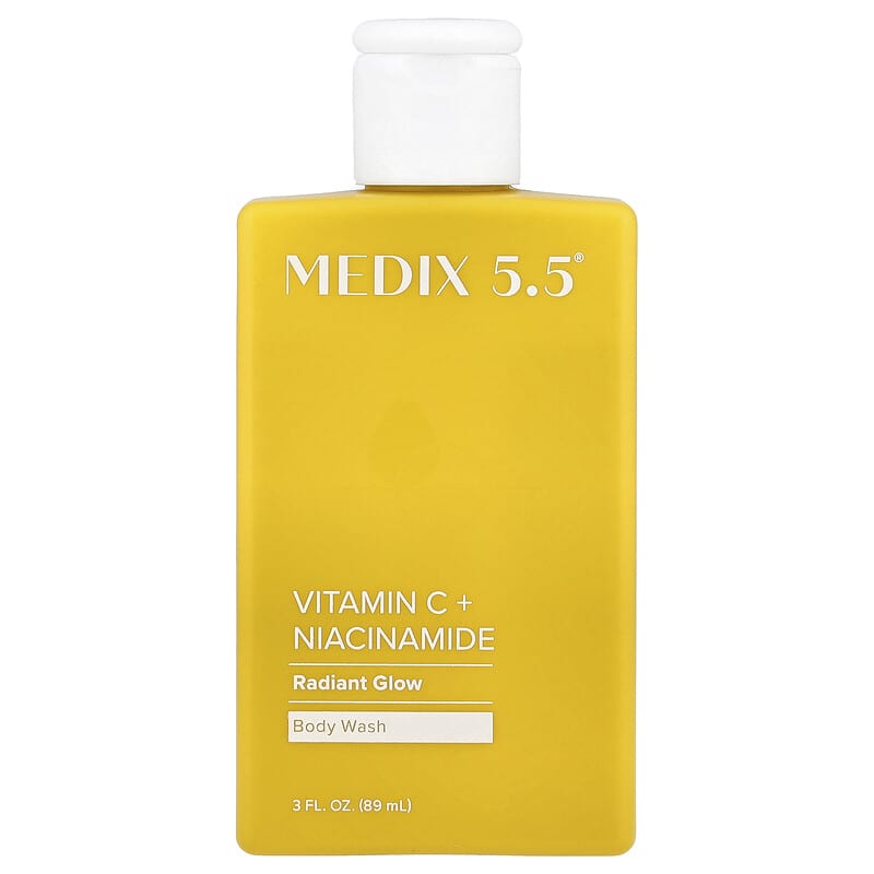 Medix 5.5, Gel douche, Éclat radieux, Vitamine C + nicotinamide, 89 ml