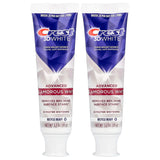 Crest, 3D White, Dentifrice anticaries au fluorure, Formule avancée, Blanc éblouissant, 2 tubes, 93 g pièce