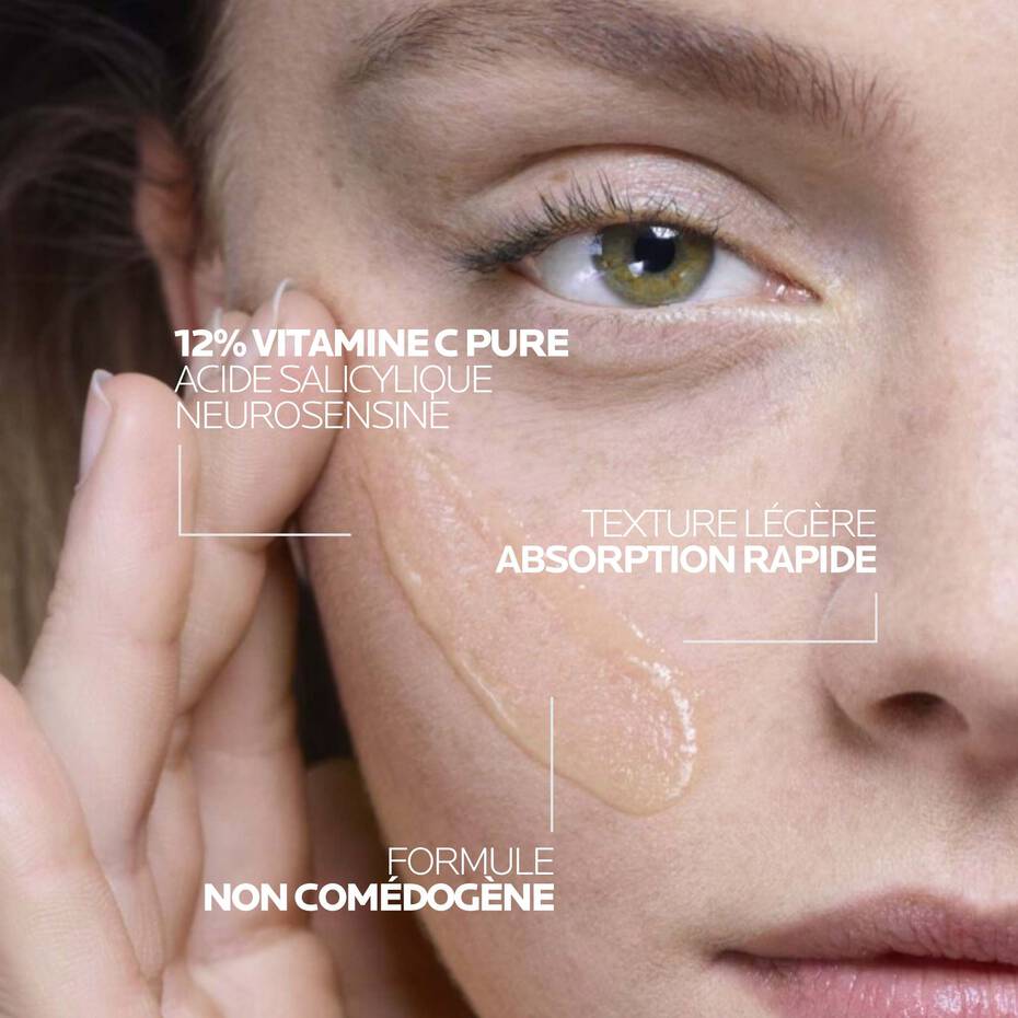 La roche posay Pure Vitamin C12 Sérum, Anti-Âge & Éclat – 30 ml